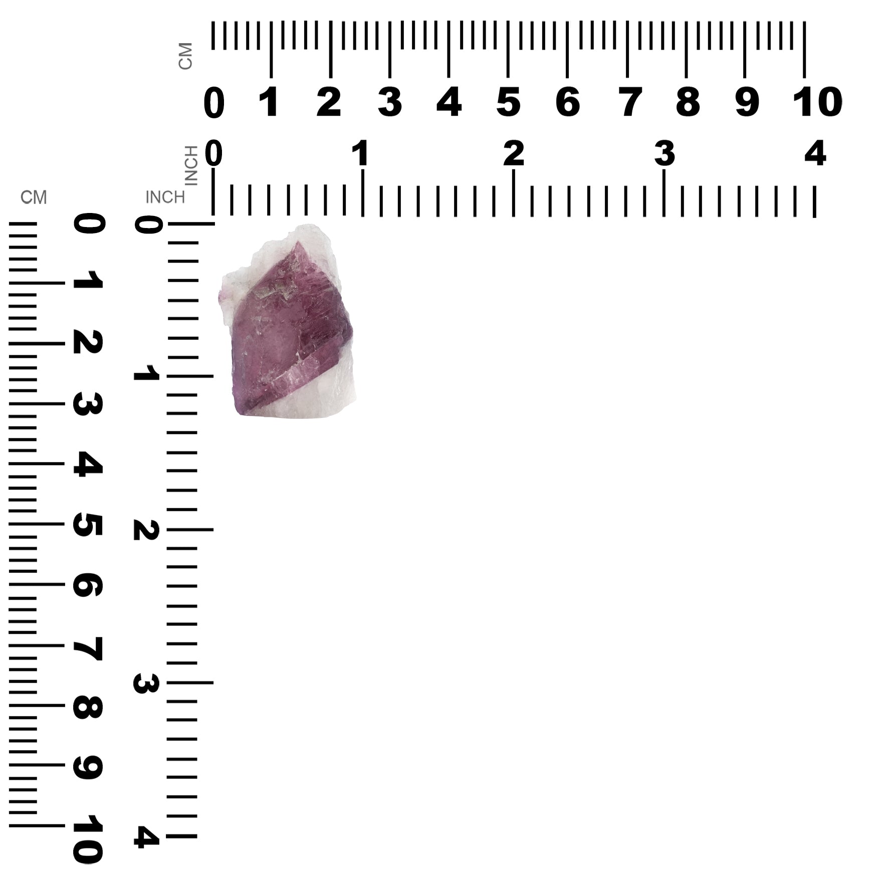 Starborn Rubellite in Quartz Collector's Corner Specimen 123.5 cts - 1 Piece