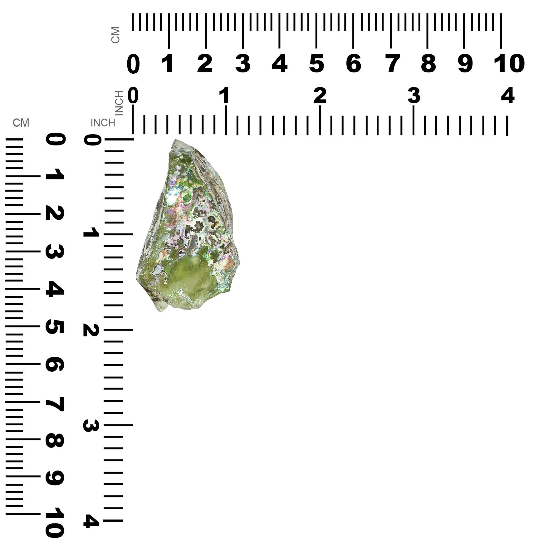 Pieza de esquina de coleccionista de cristal romano Starborn de 111,5 quilates