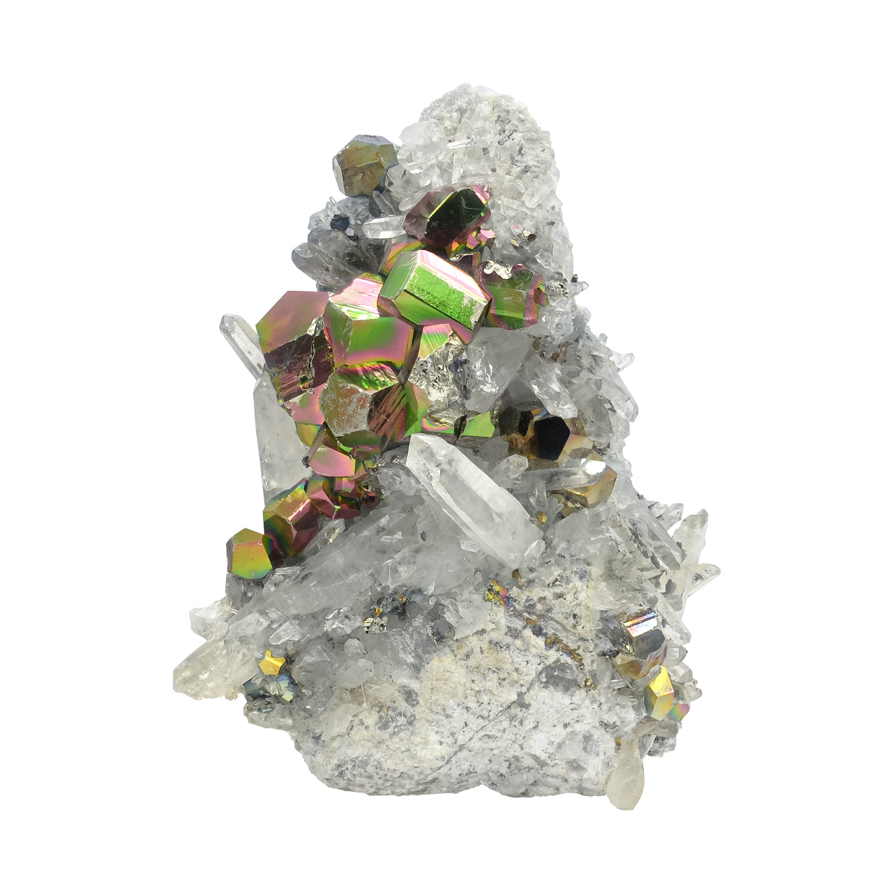 ainbow Pyrite Crystal Specimen 798.5 carats