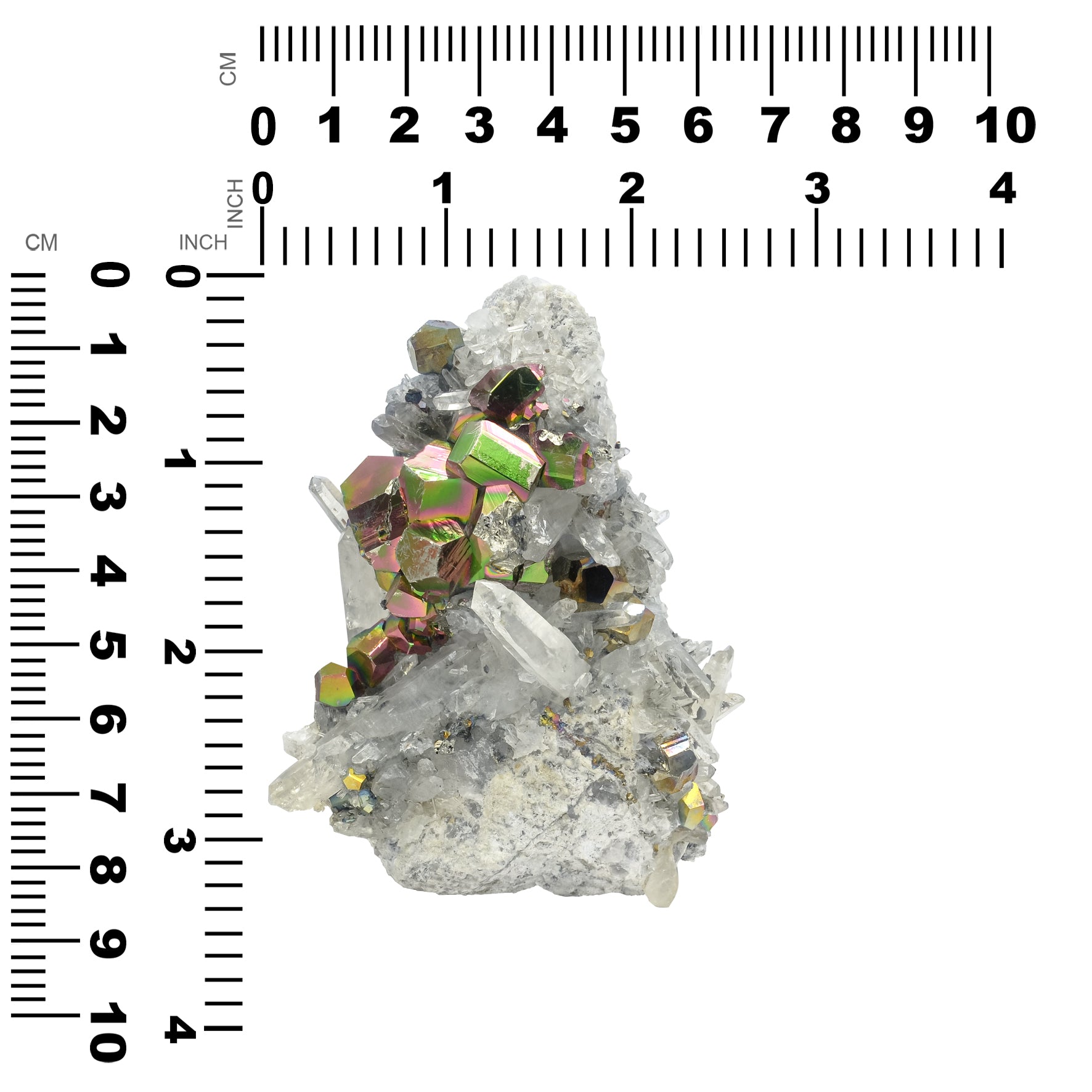 ainbow Pyrite Crystal Specimen 798.5 carats