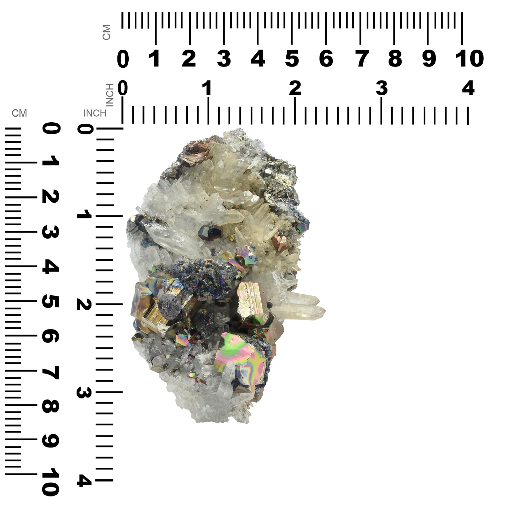 Rainbow Pyrite Crystal Specimen 668.5 carats