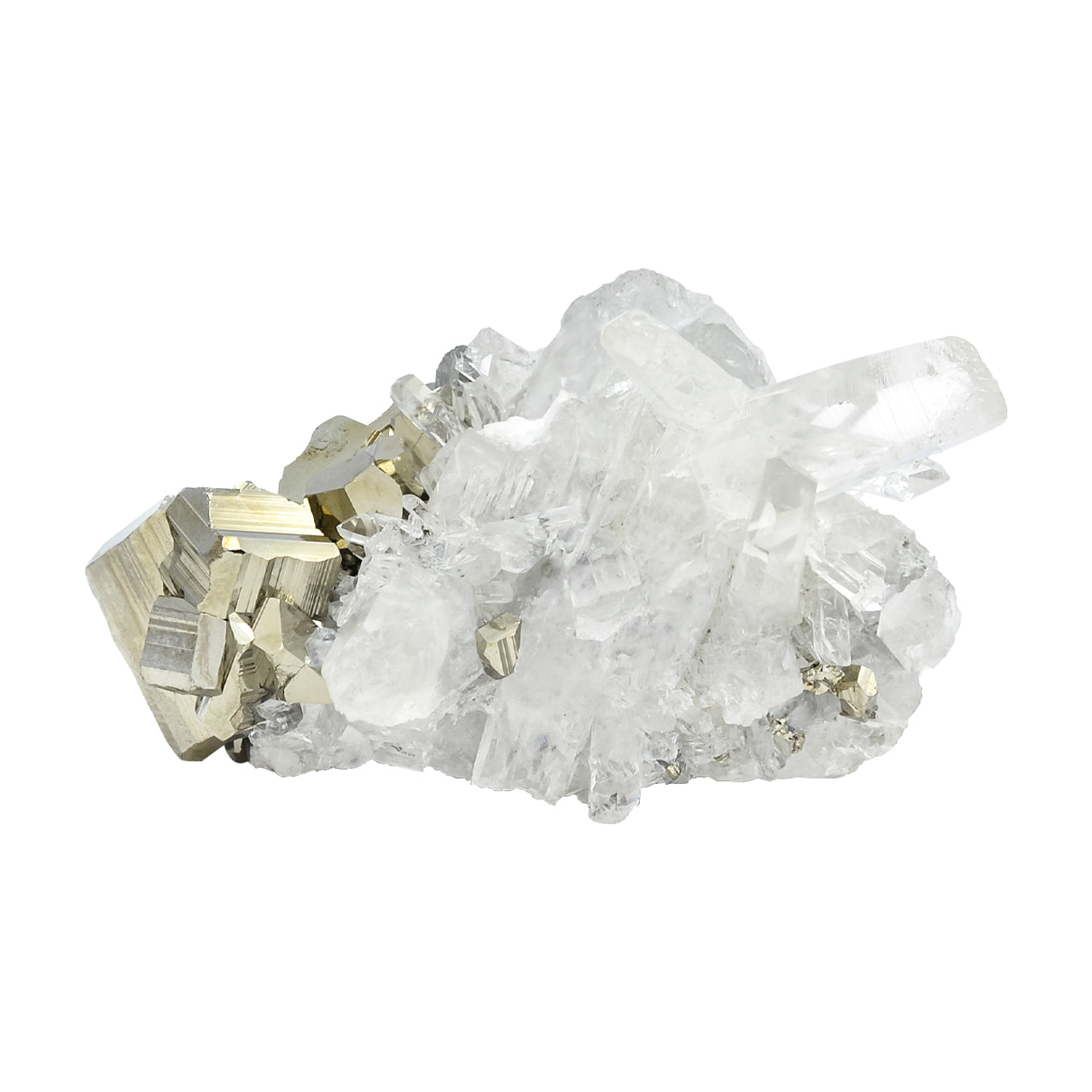 Pyrite with Quartz Crystal Specimen 293 carats