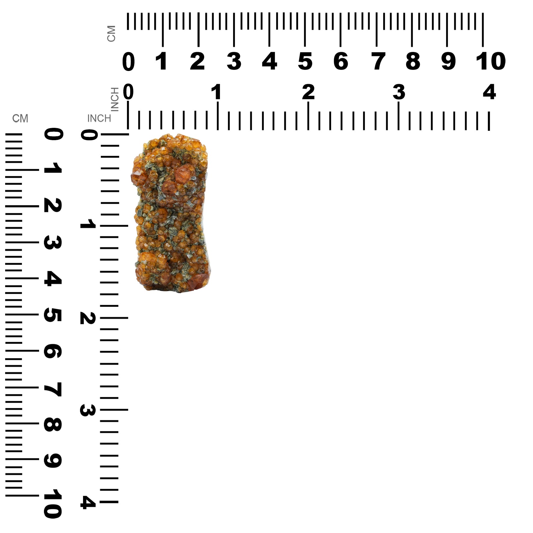 Starborn Natürlicher Spessartin-Granat Rohkristall 75 Karat - 1 Stück