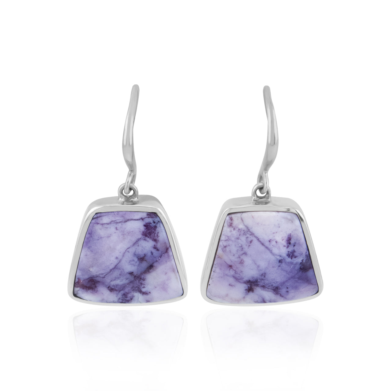 Starborn Tiffany Stone Dangle Earrings in Sterling Silver