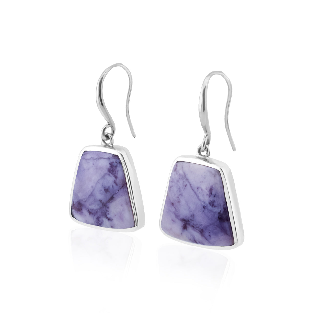 Starborn Tiffany Stone Dangle Earrings in Sterling Silver