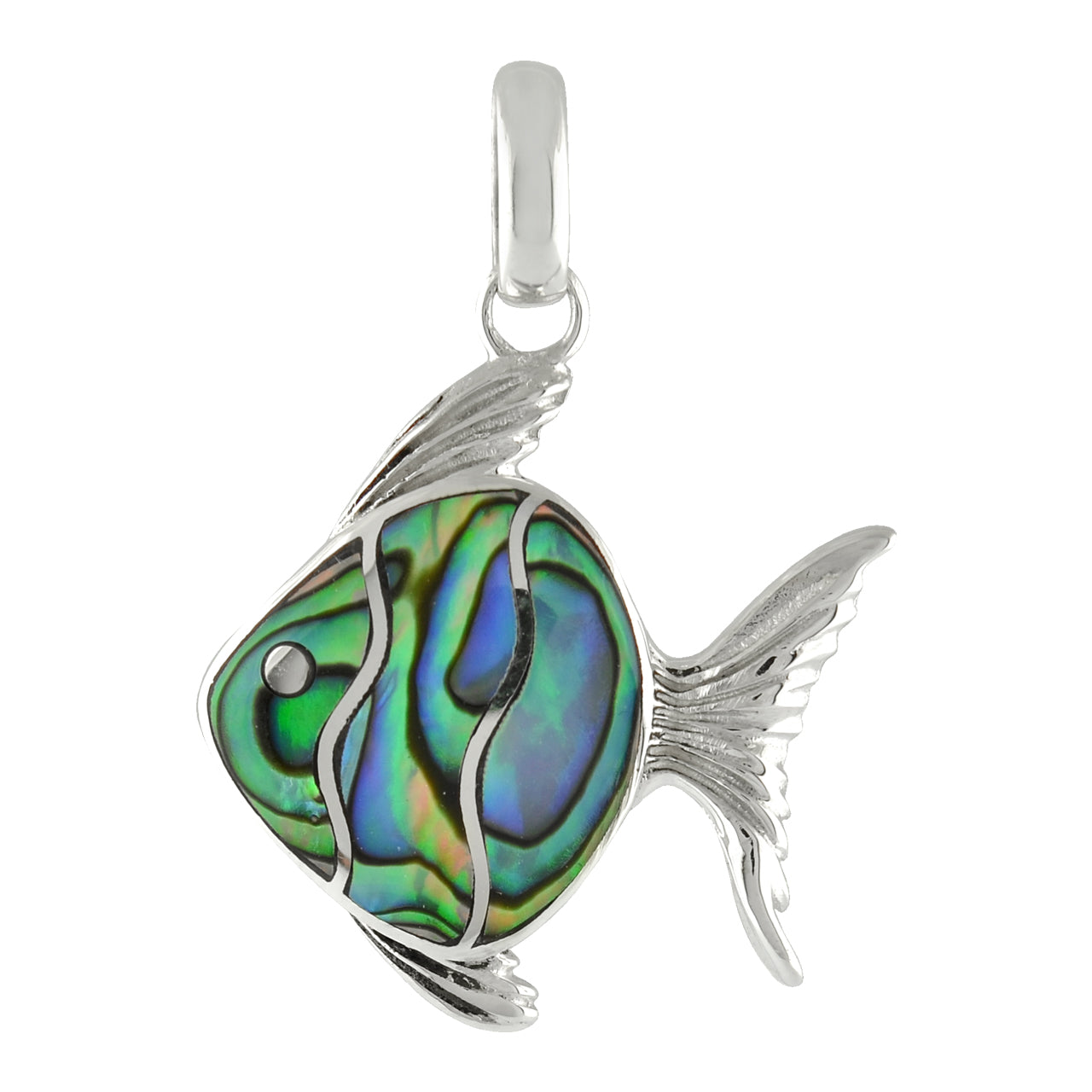 Abalone Shell Fish Pendant
