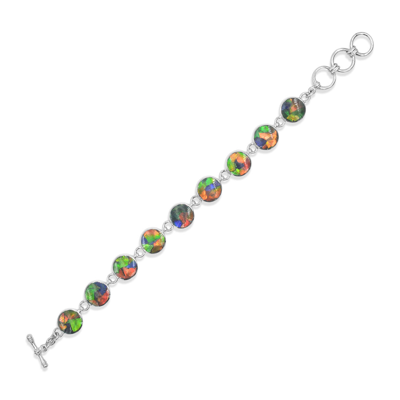 Round Ammolite Bracelet