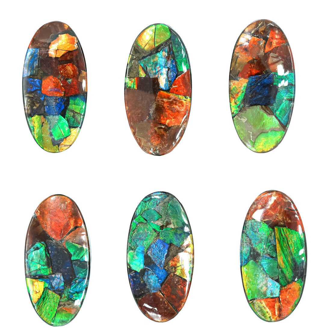 Ammolite Oval Cabochon 30 mm