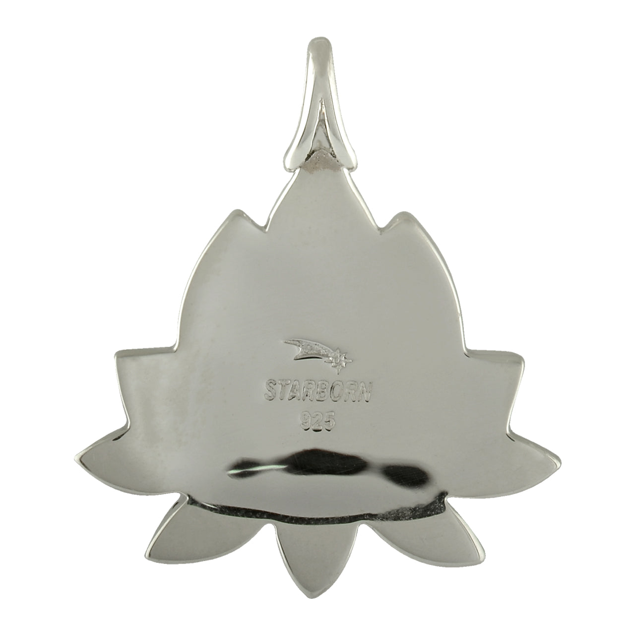 Ammolite Lotus Pendant