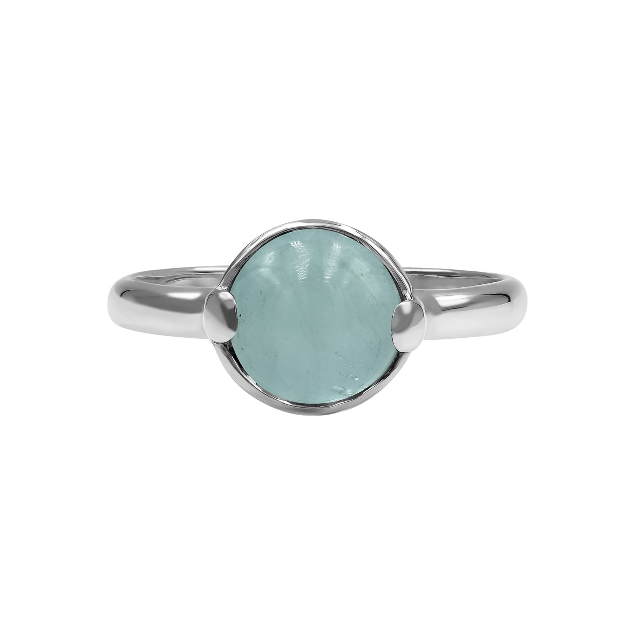 Aquamarine Sphere Ring
