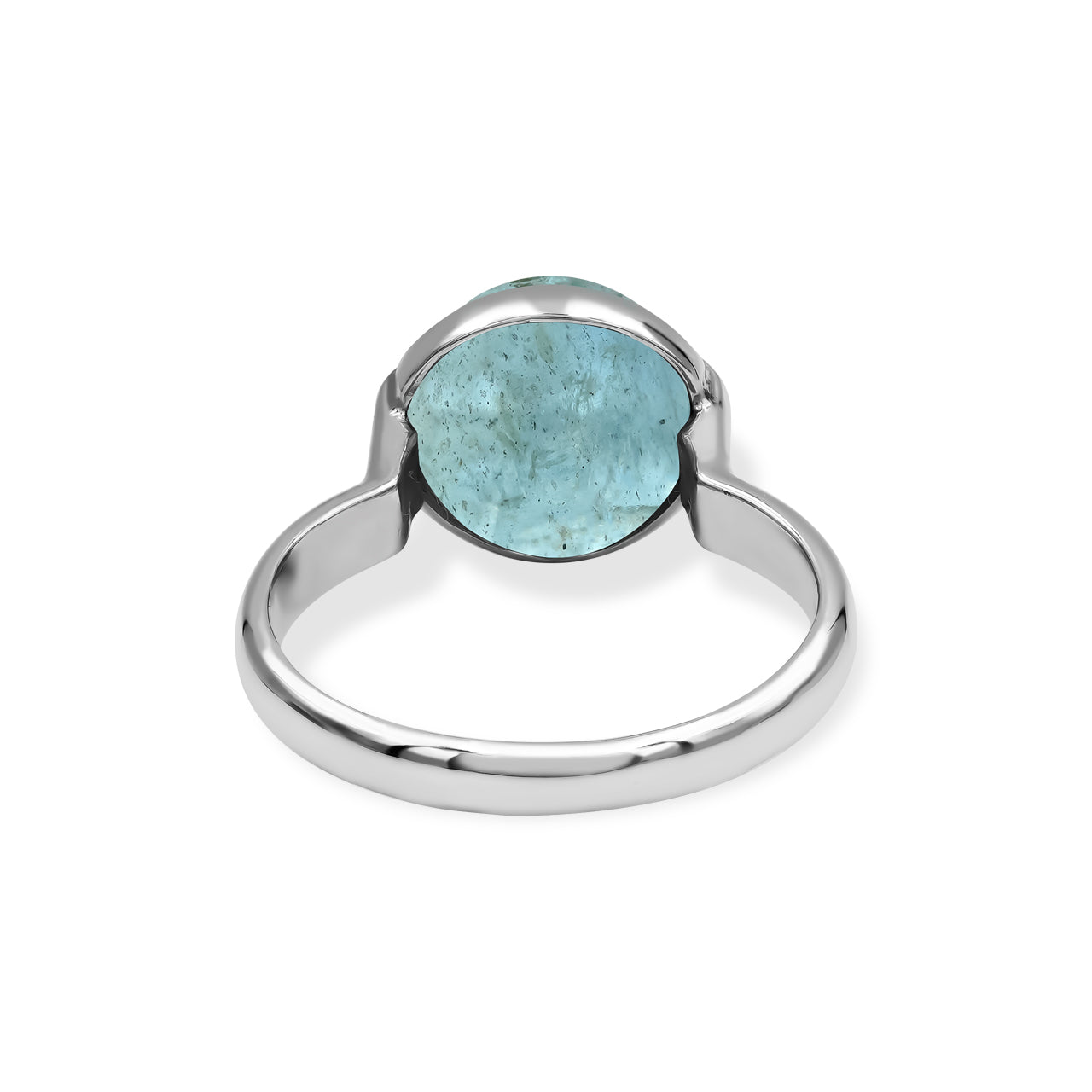 Aquamarine Sphere Ring