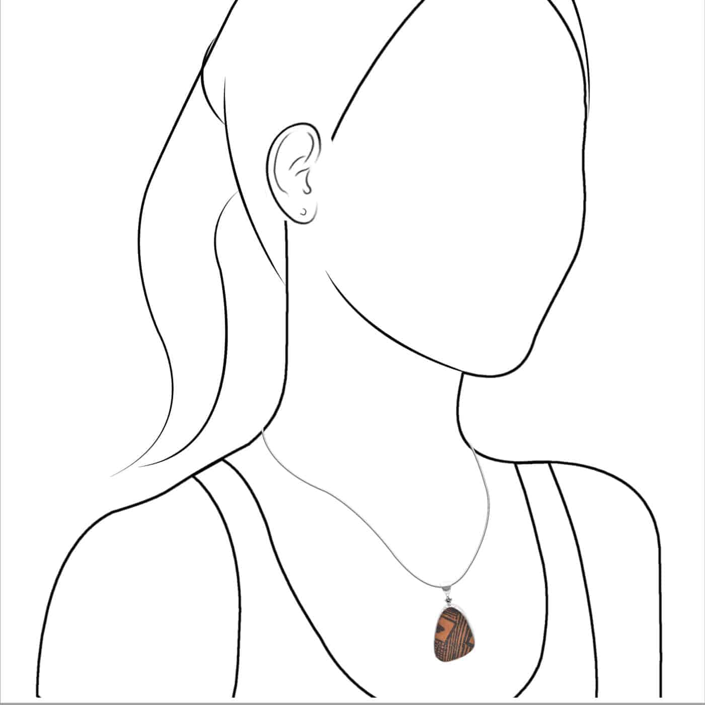 Anasazi Pottery Shard Pendant