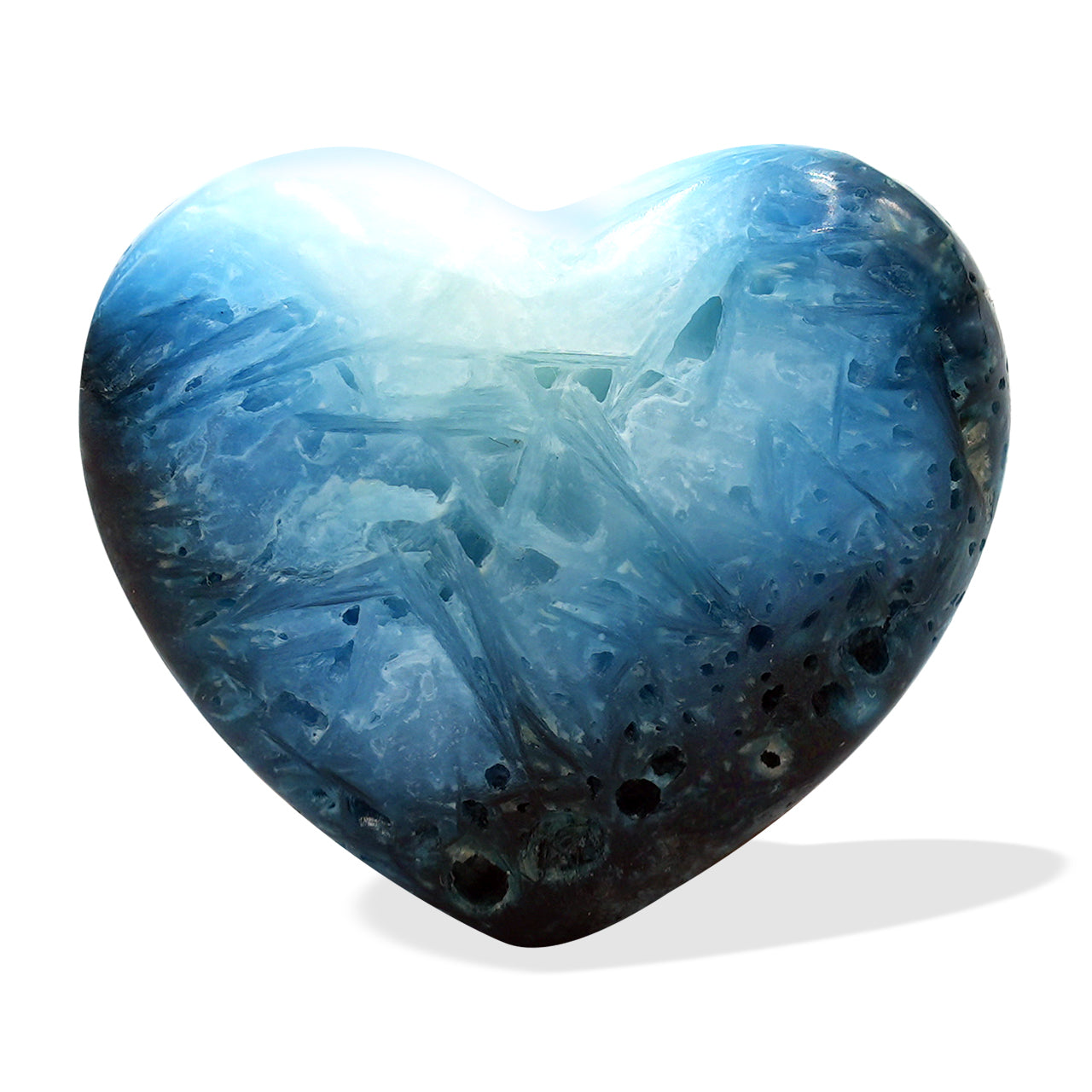 Blue Ice Heart Small