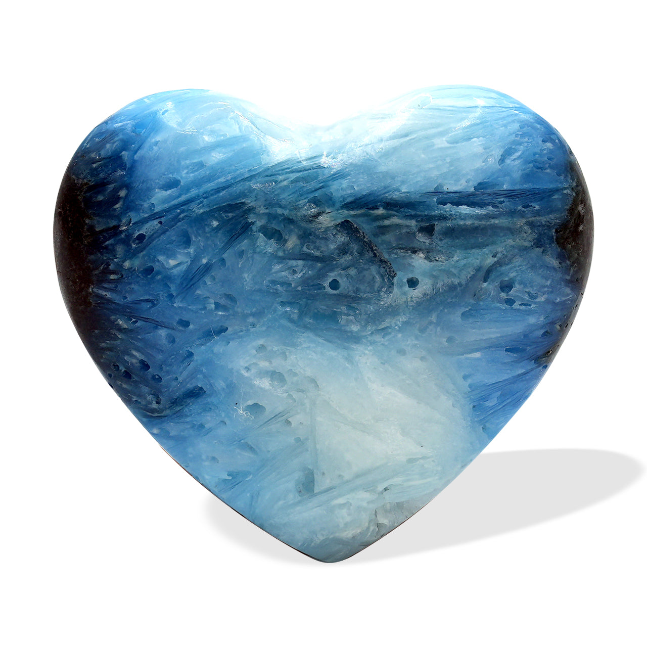 Blue Ice Heart Medium