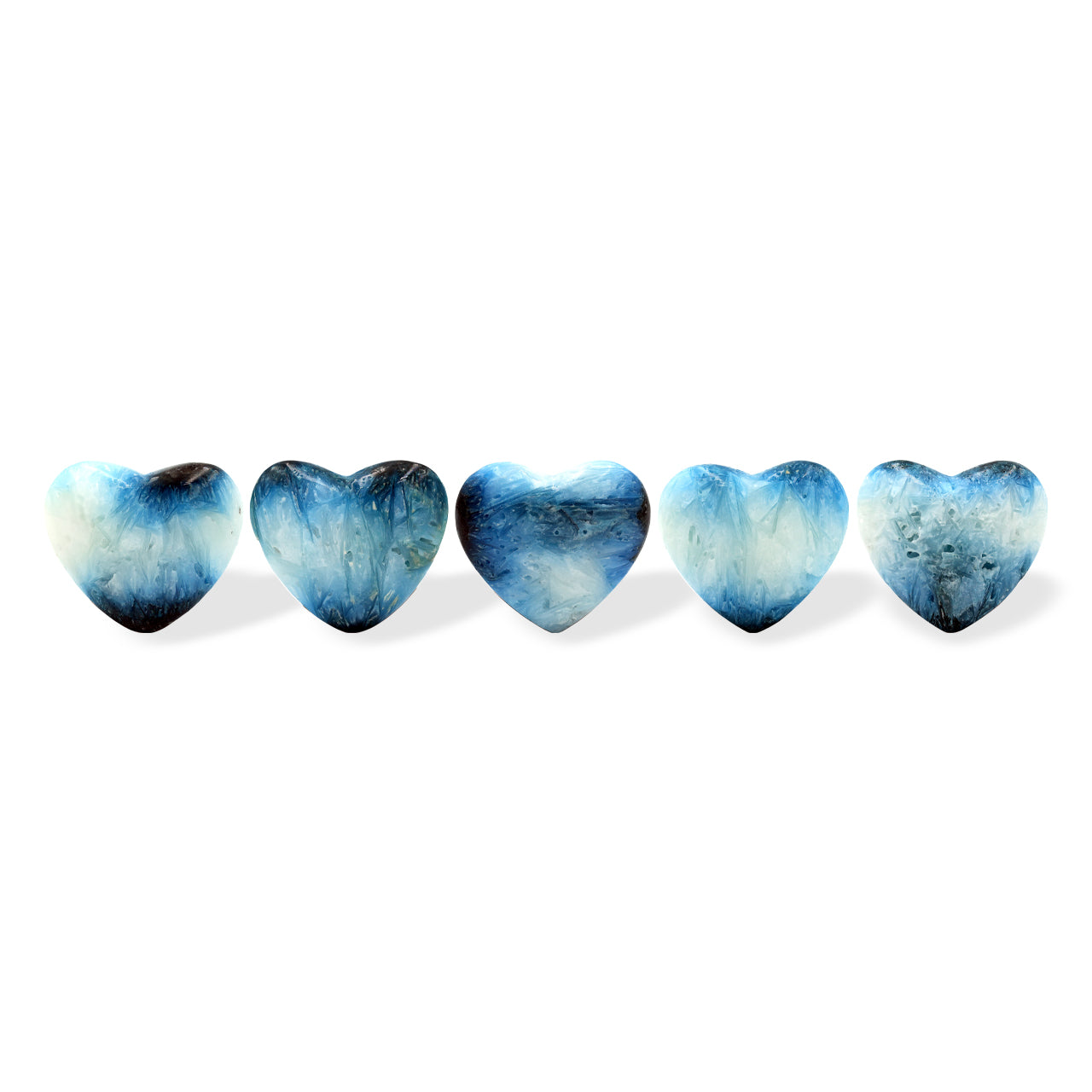Blue Ice Heart Medium