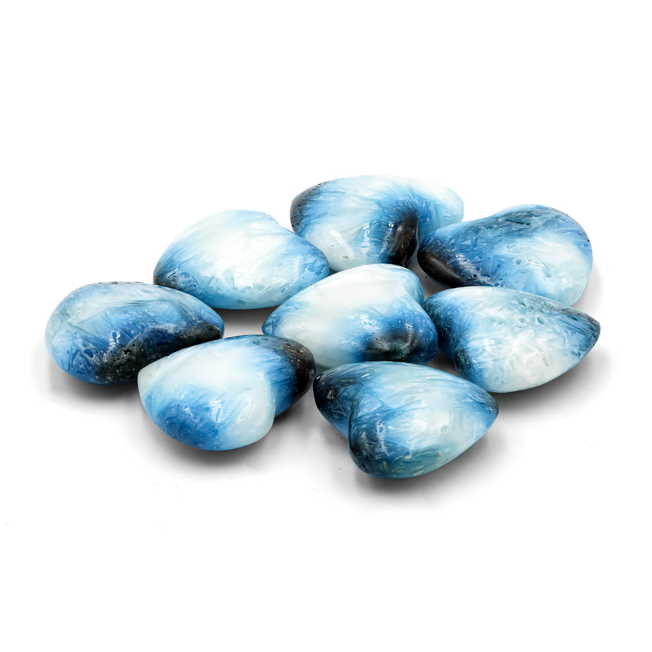 Blue Ice Heart Medium