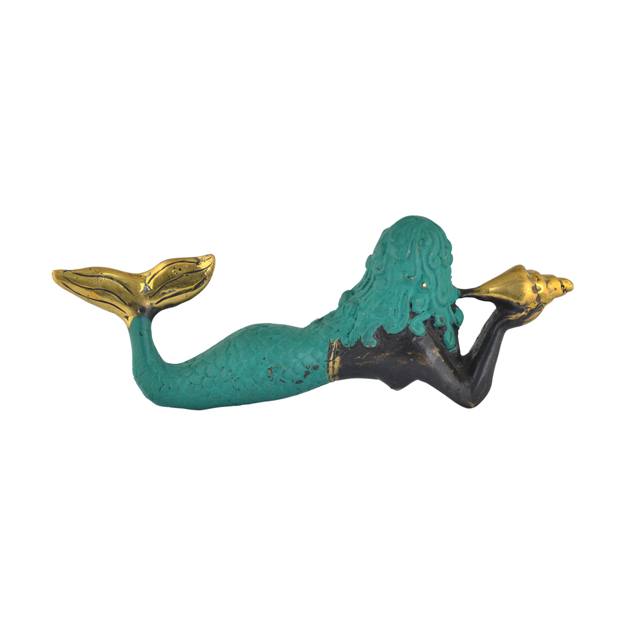 Mermaid Brass Statue