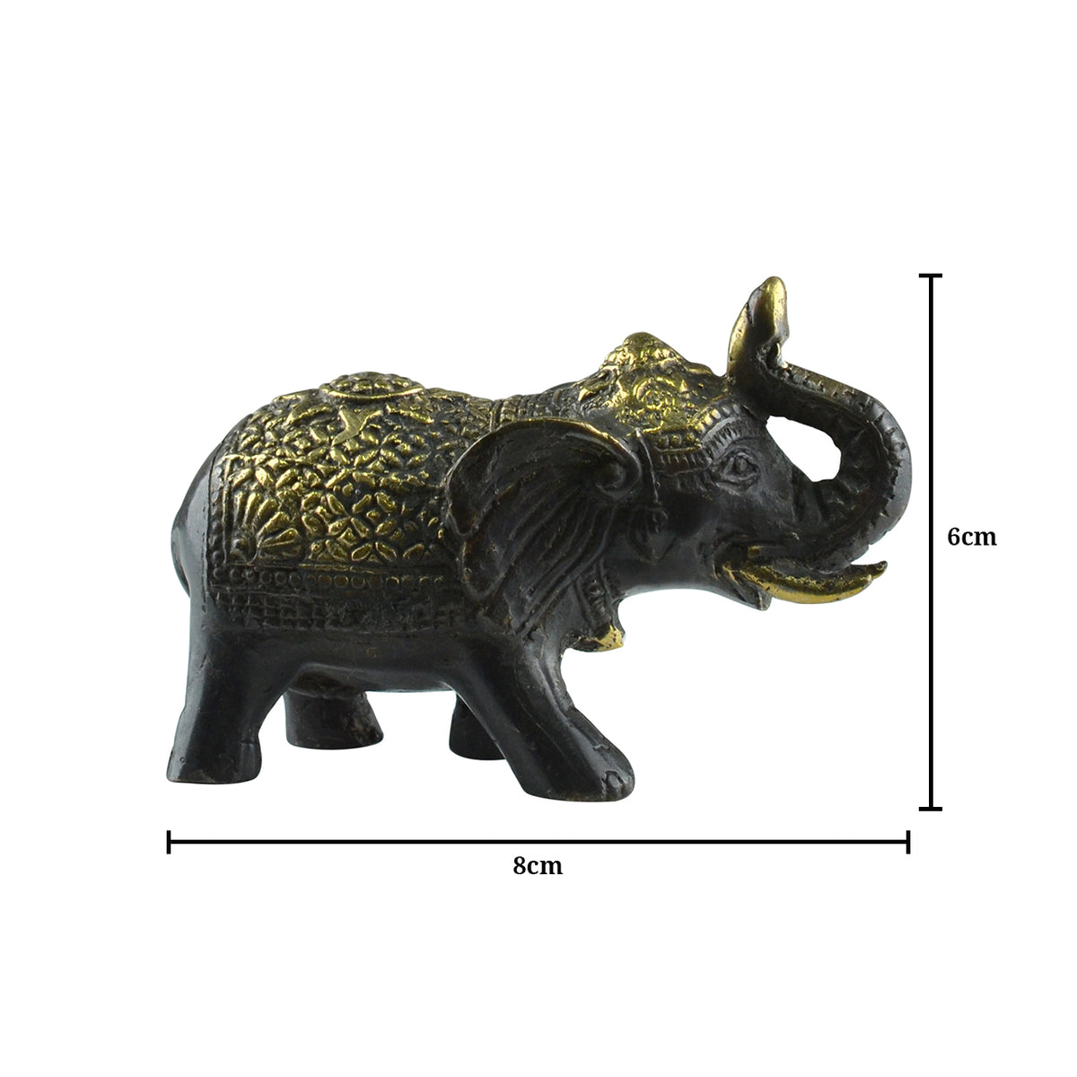 Elephant Decorative Brass Statue