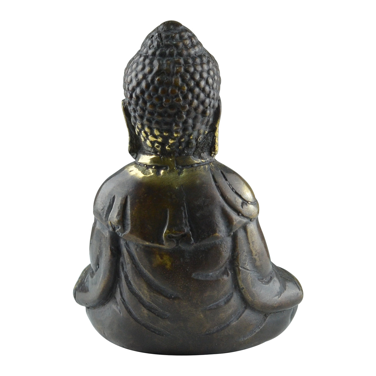 Brass Buddha Meditation Seated Statue