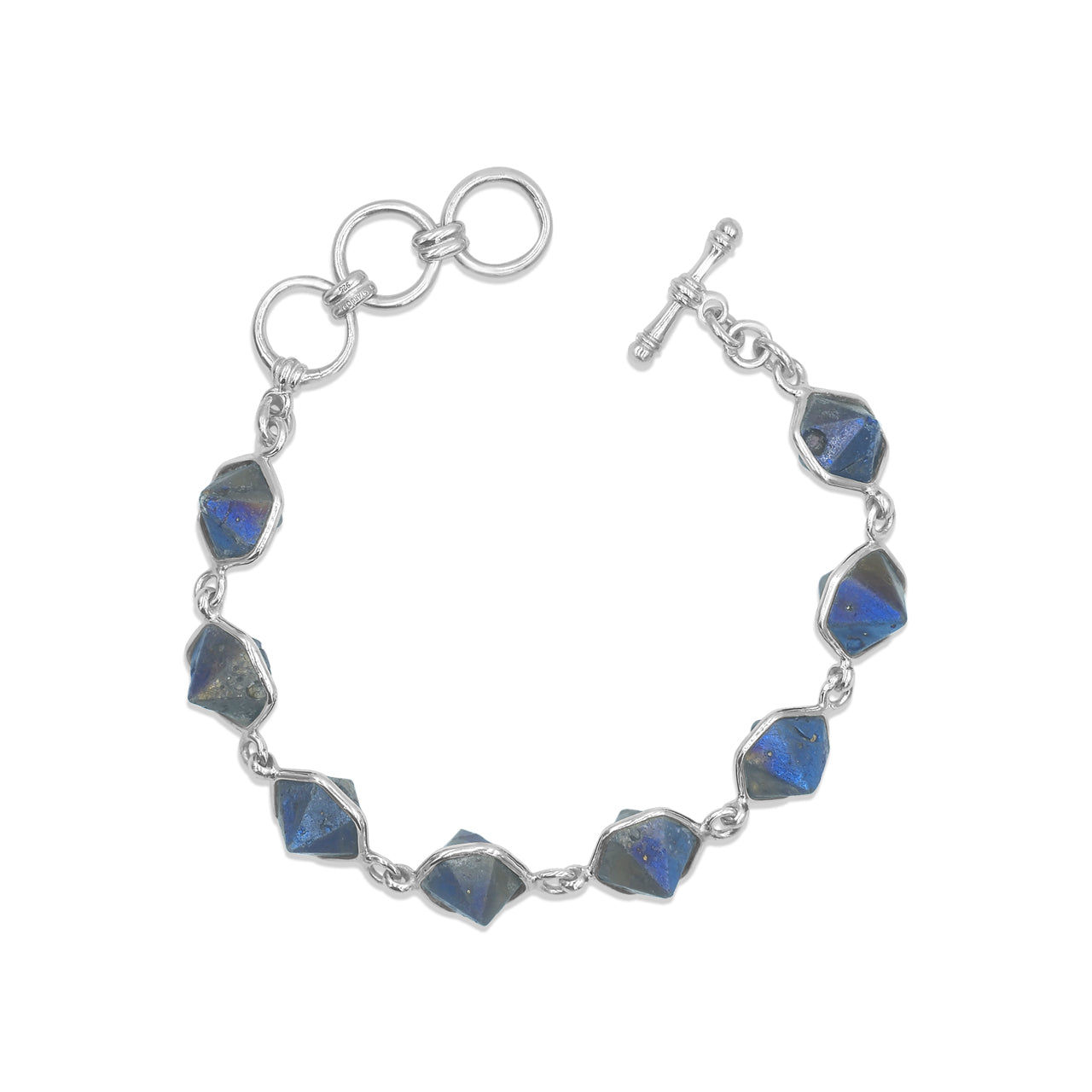 Beta Quartz Steely Blue Bracelet