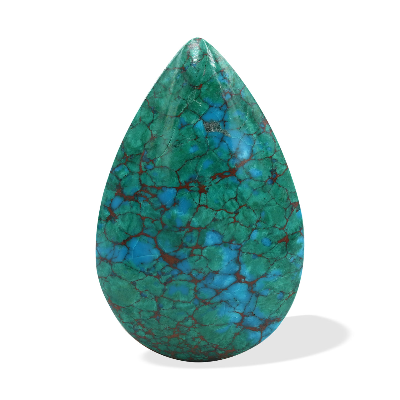 Chile Crysocolla Pear Cabochon 22 x 34mm