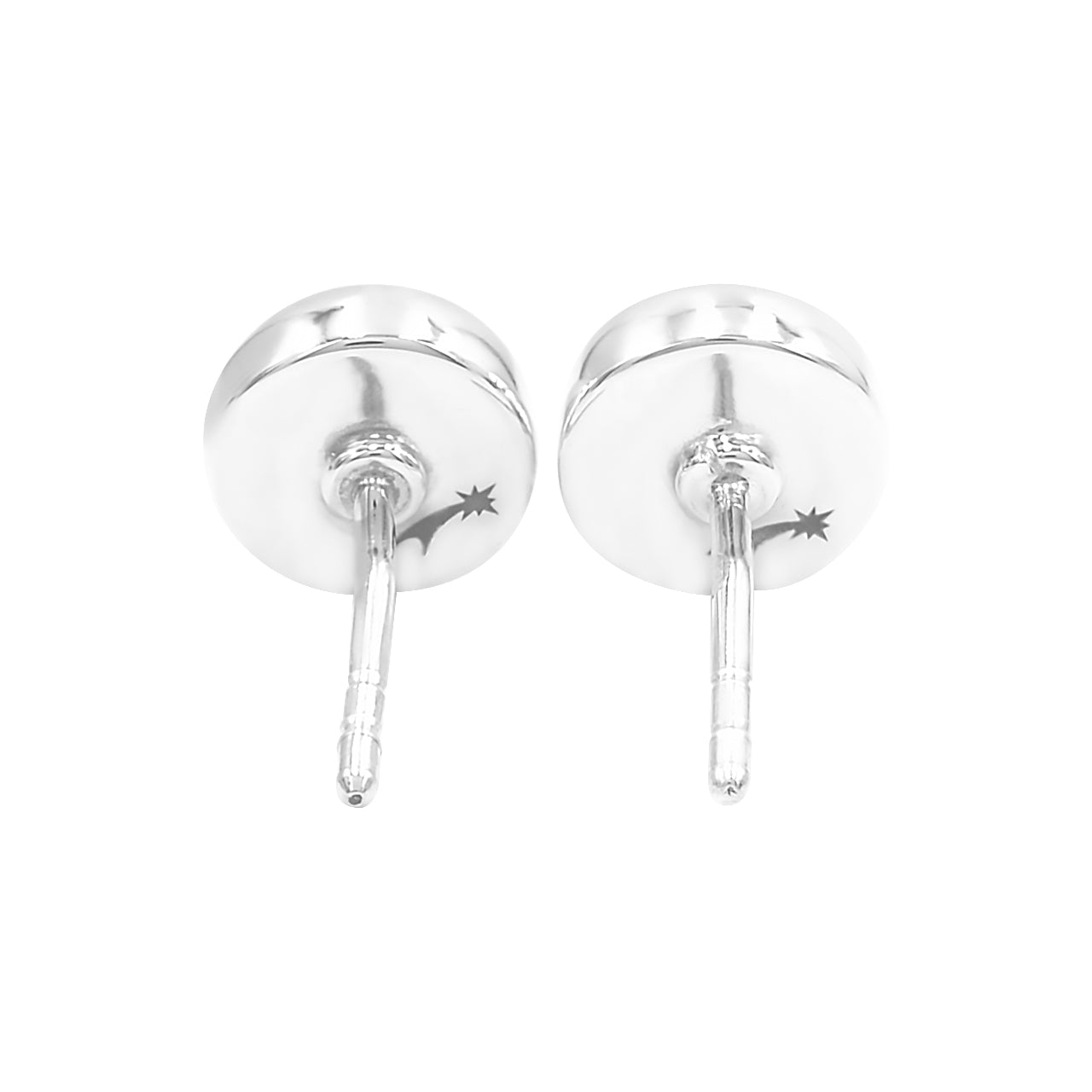 Carnelian Post Style Earring Round 6mm