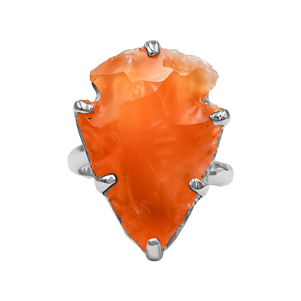Carnelian Arrowhead Ring