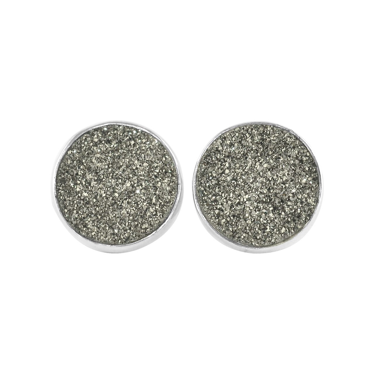 Quartz Drusy Post Style Earrings
