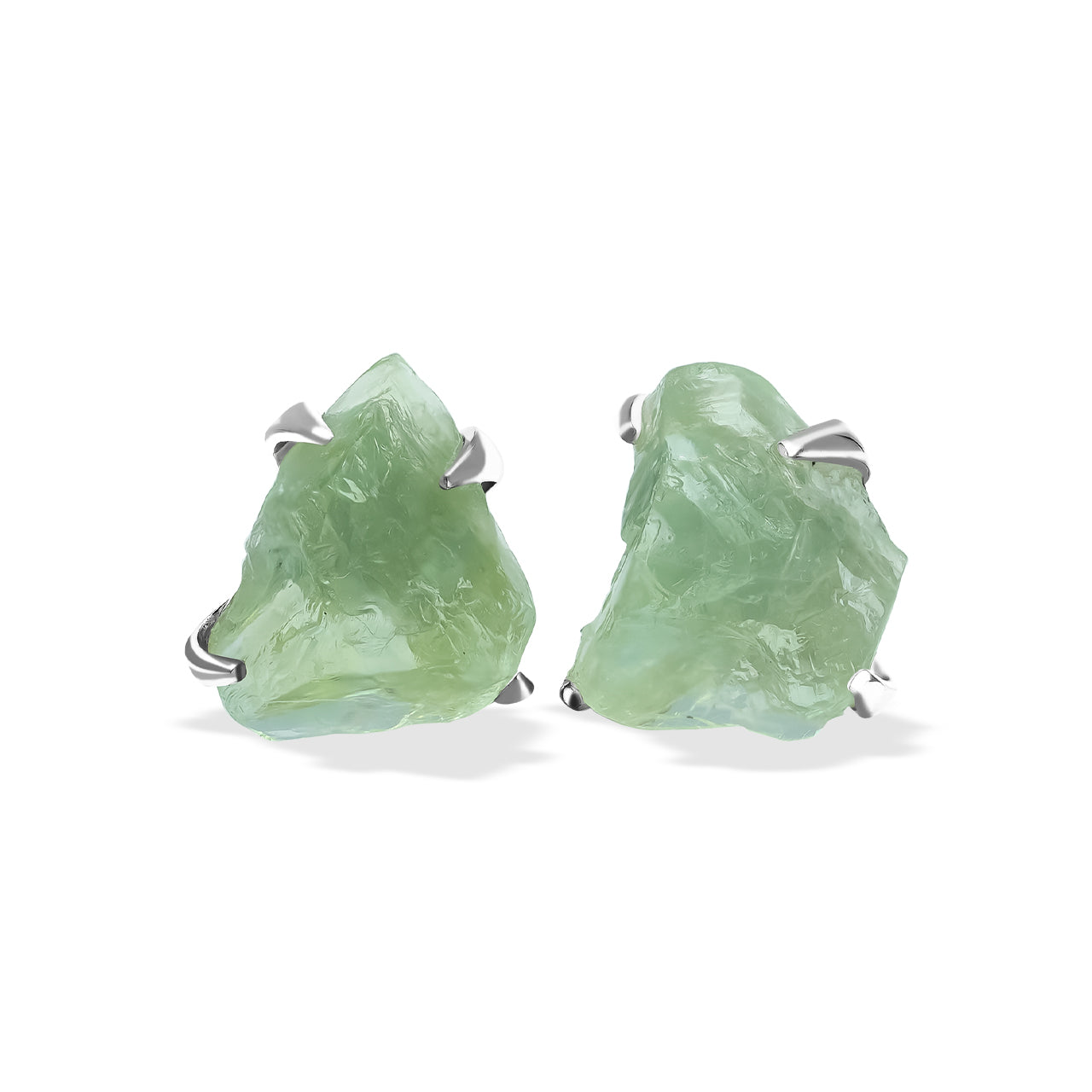 Fluorite Post Style Earring 0.48 inch