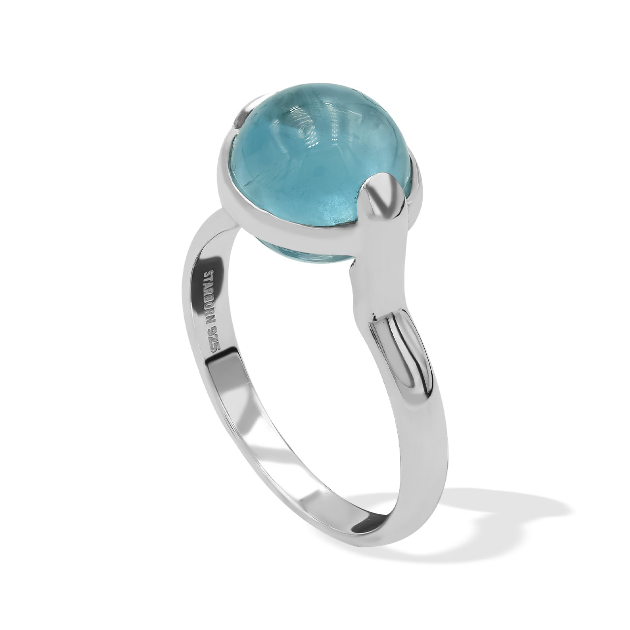 Fluorite Sphere Ring