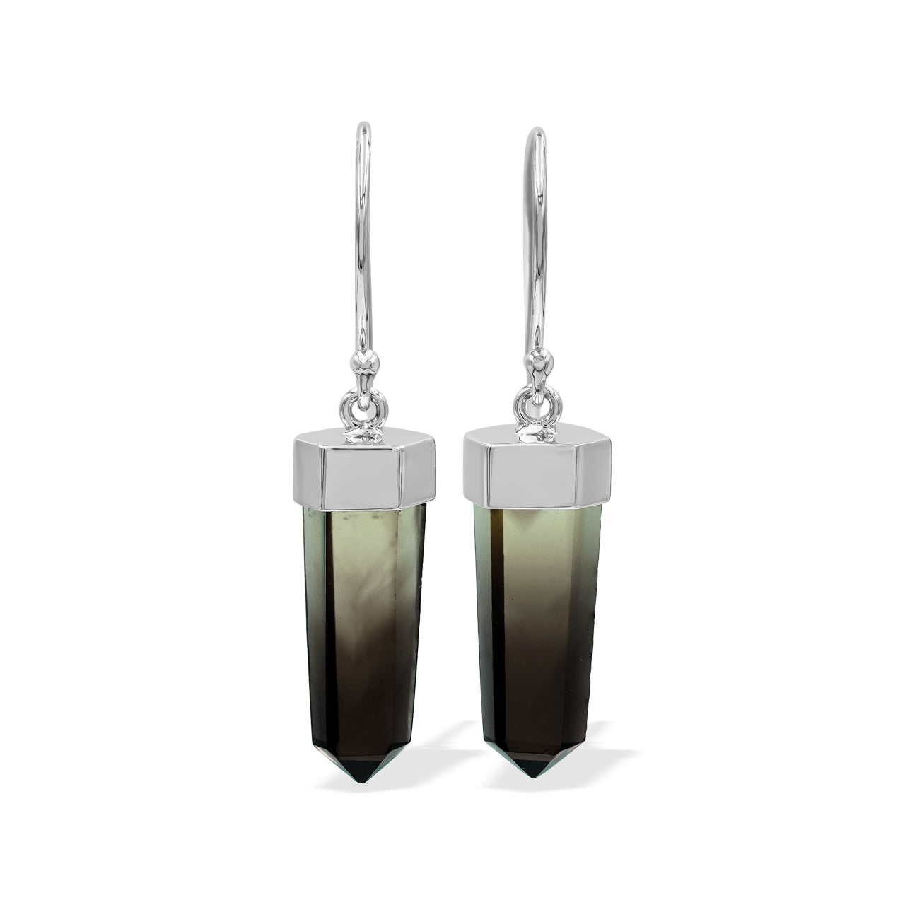 Phantom Gold Citrine Dangle Earrings