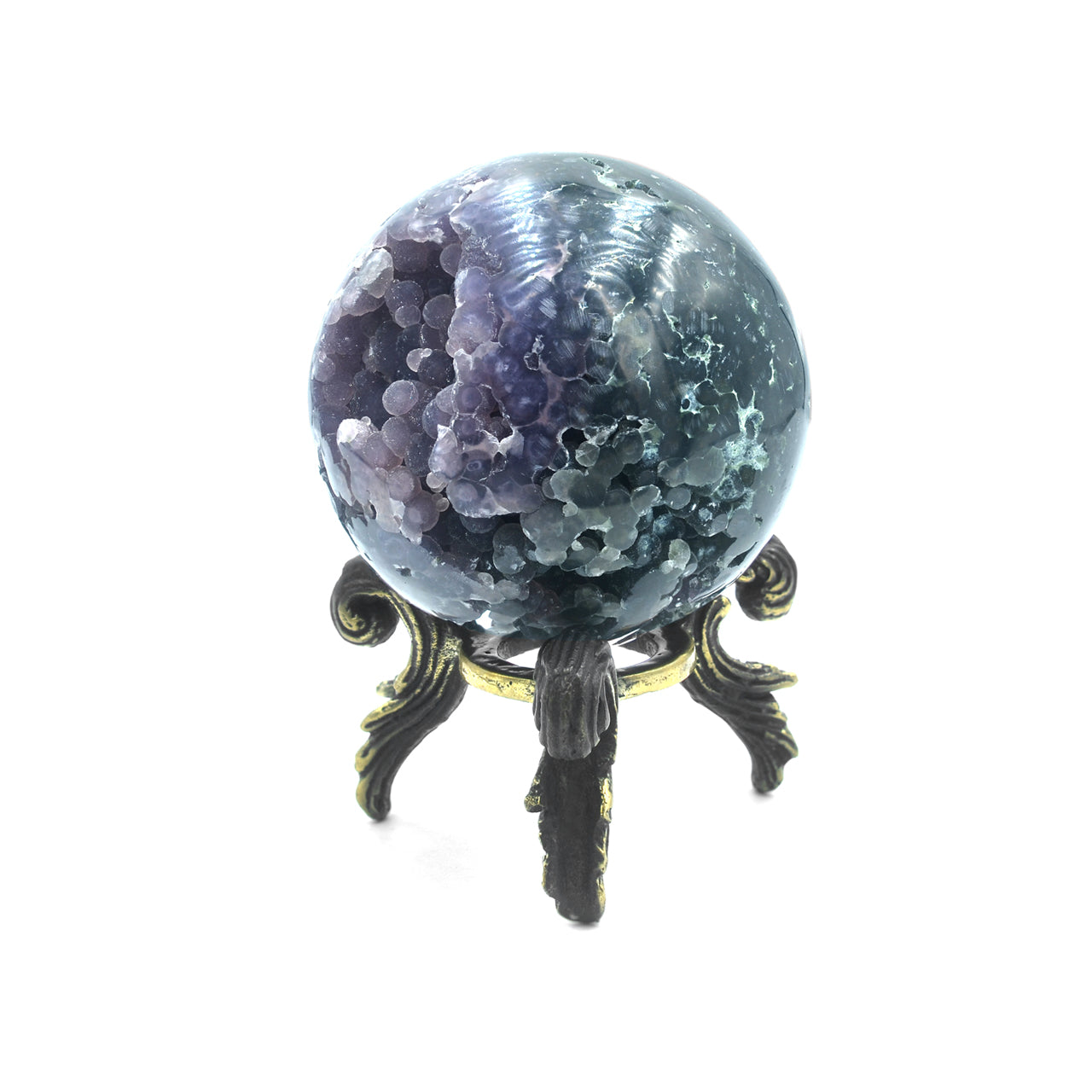 Small Grape Chalcedony Sphere