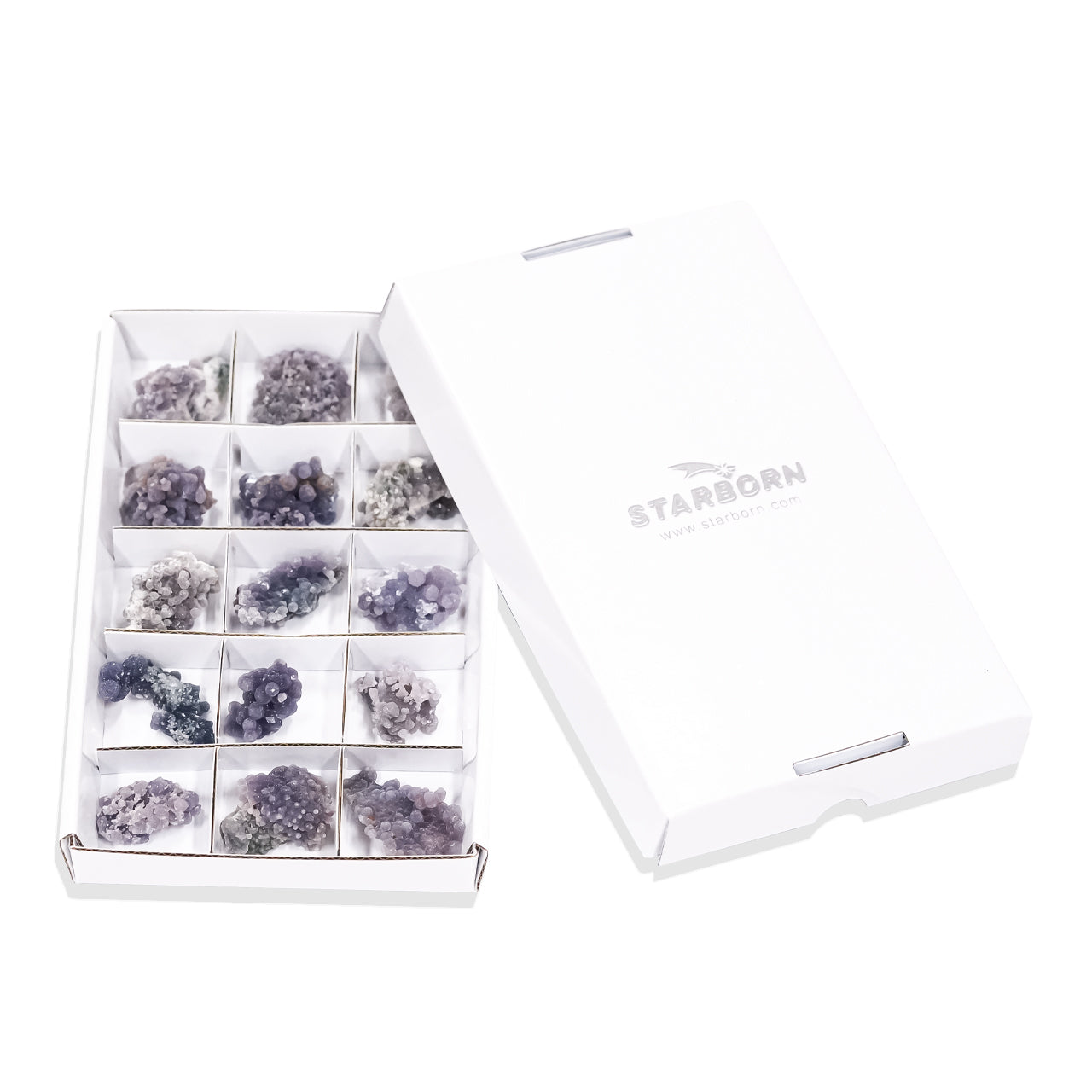 Grape Chalcedony - 15 pieces