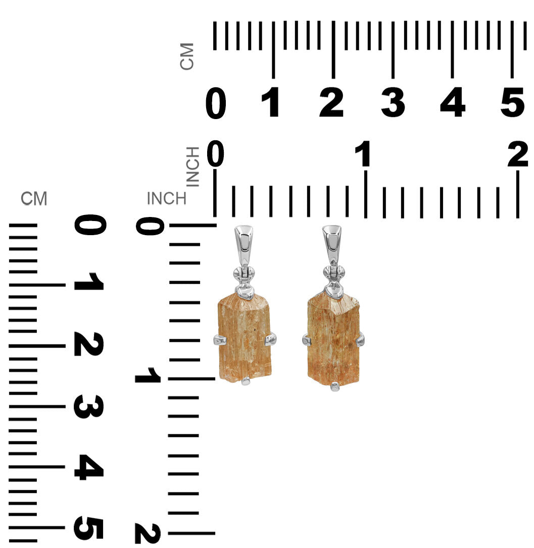 Imperial Topaz Crystal Pendant