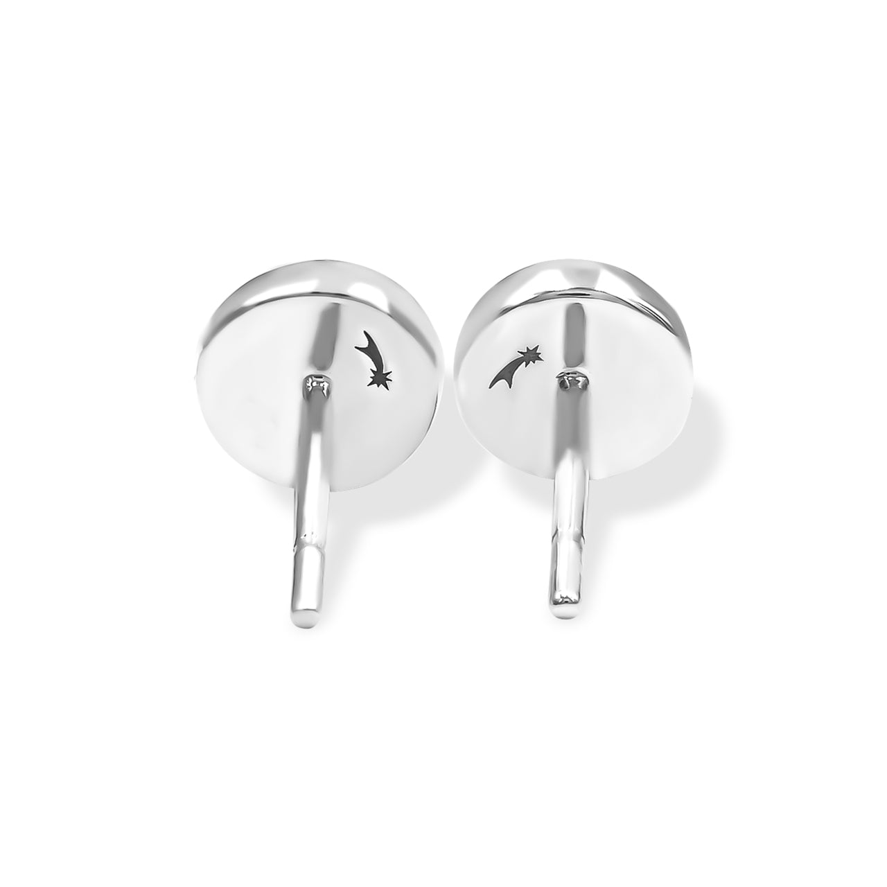 Labradorite post style earrings round 6mm