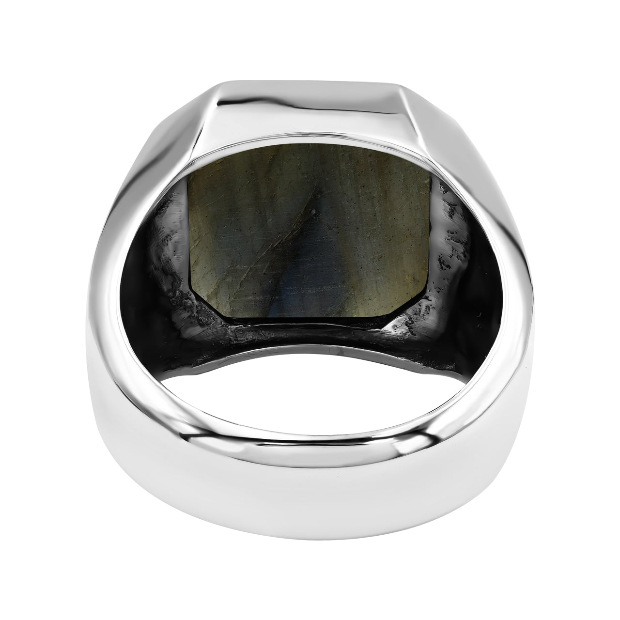 Labradorite Octagonal Ring