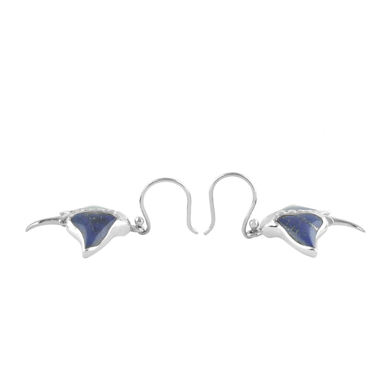 Lapis Lazuli Manta Ray Earrings