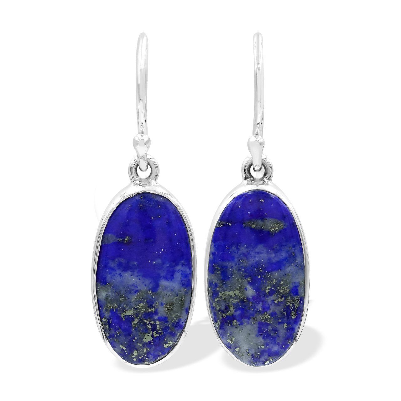 Lapis Lazuli Oval Earrings