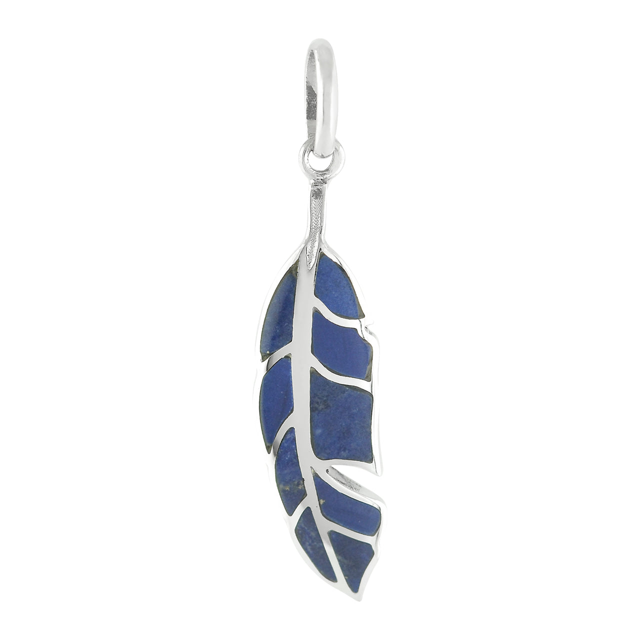 Lapis Lazuli Banana Leaf Pendant