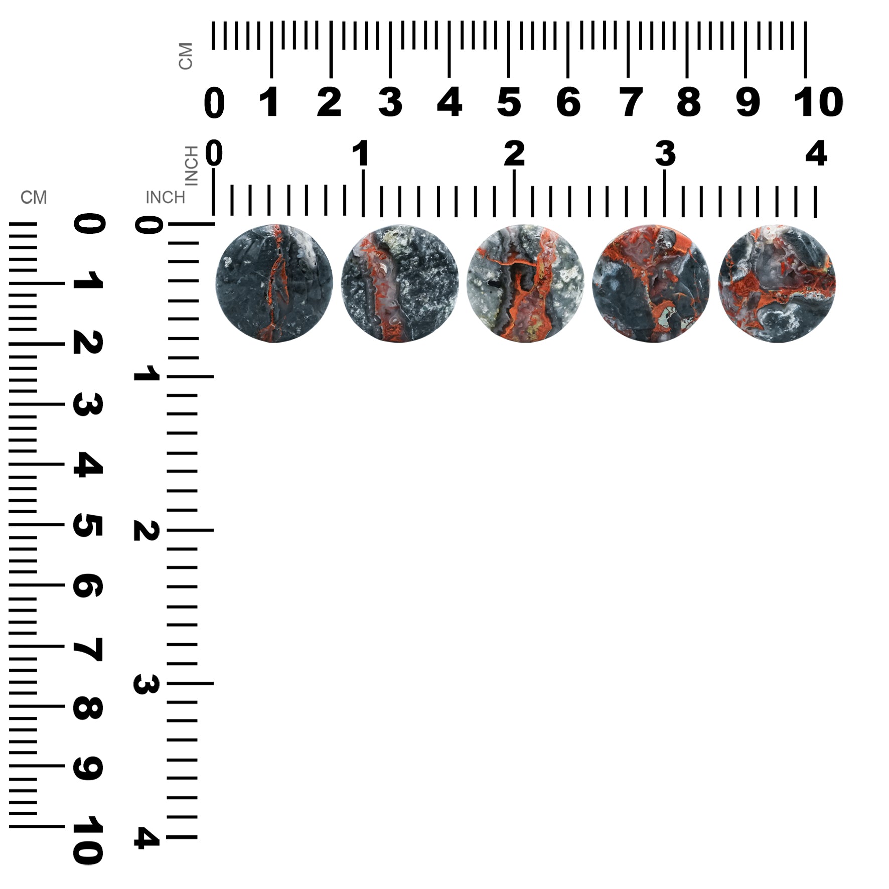 Magma Chalcedony Round Cabochon 20mm