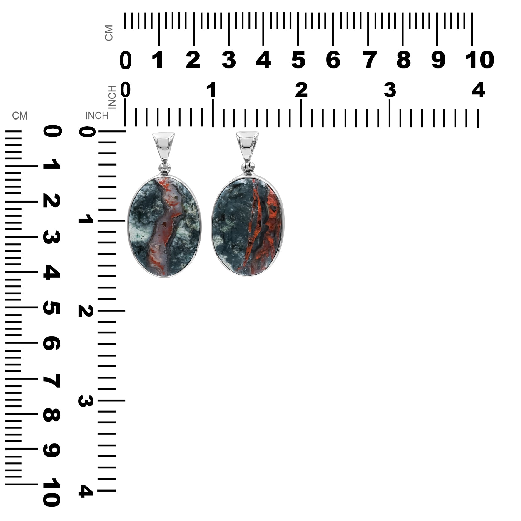 Oval Magma Chalcedony Pendant