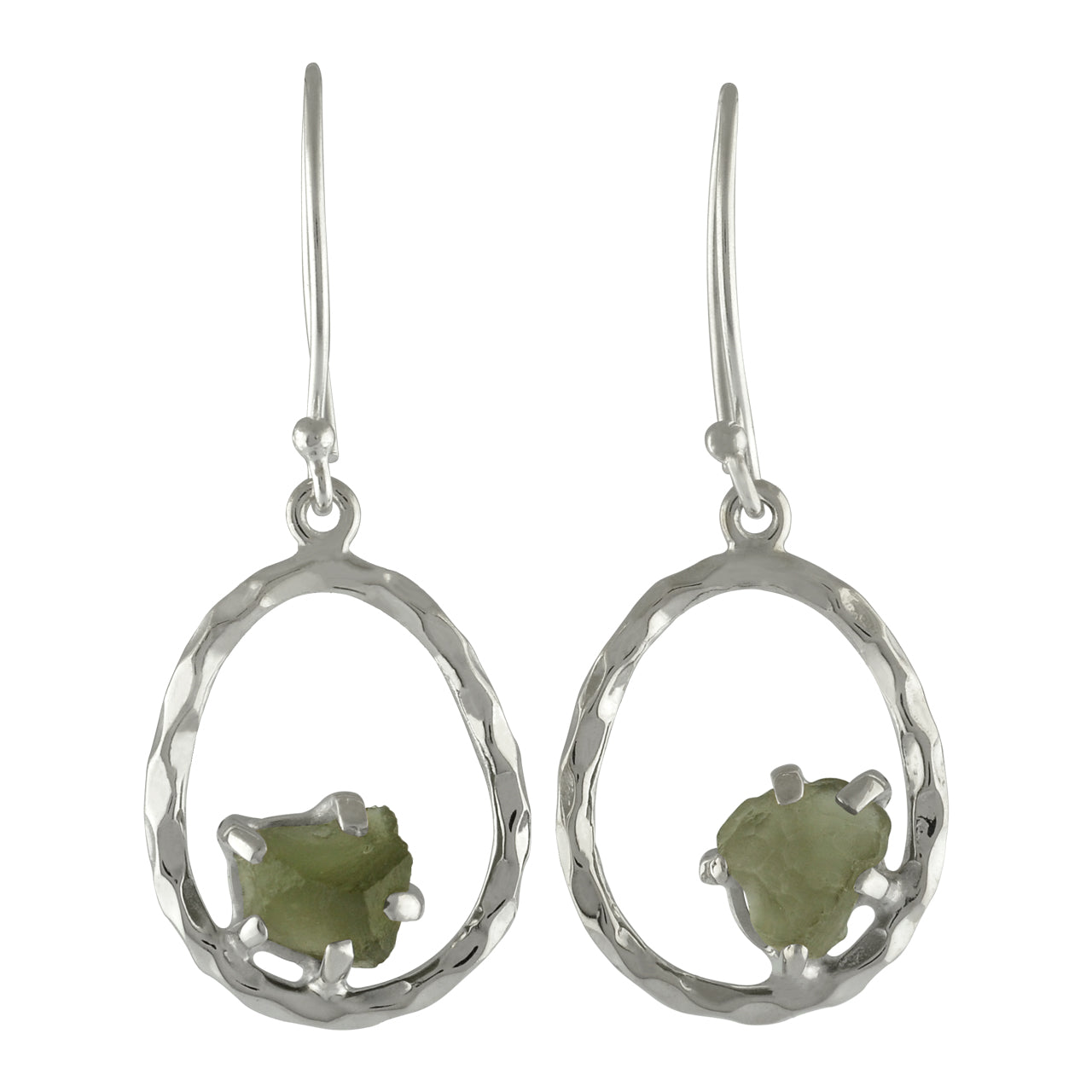 Moldavite Earrings