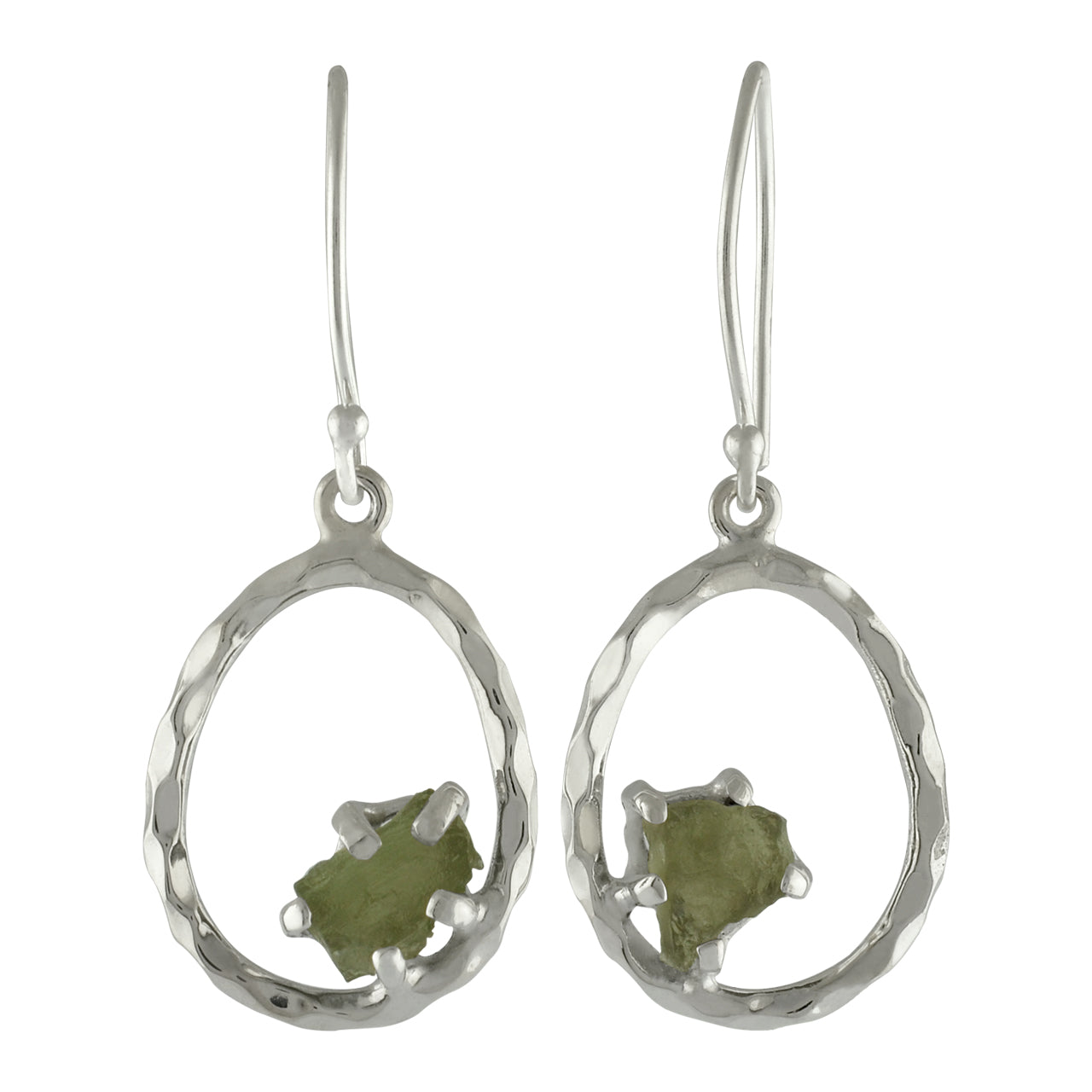 Moldavite Earrings