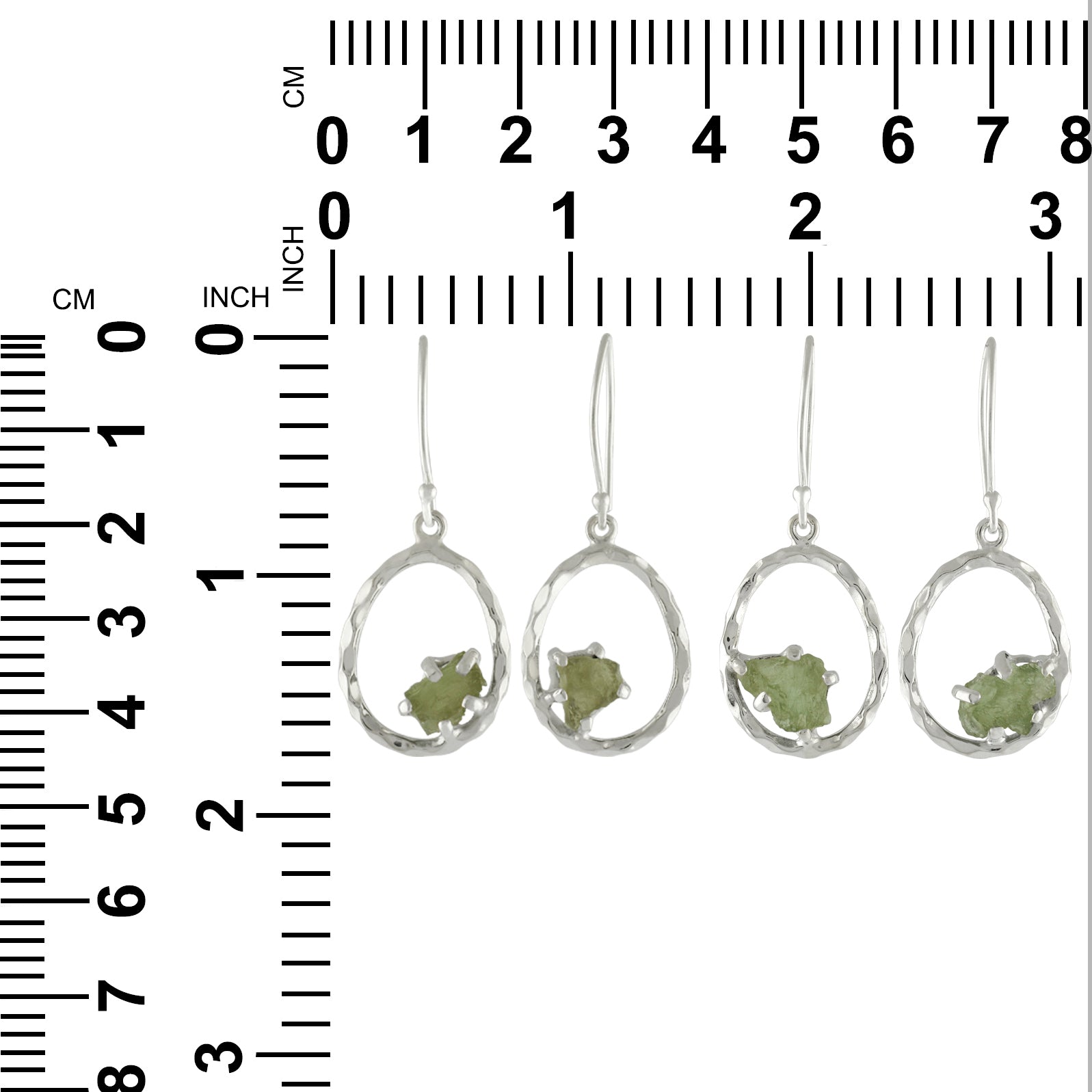 Moldavite Earrings