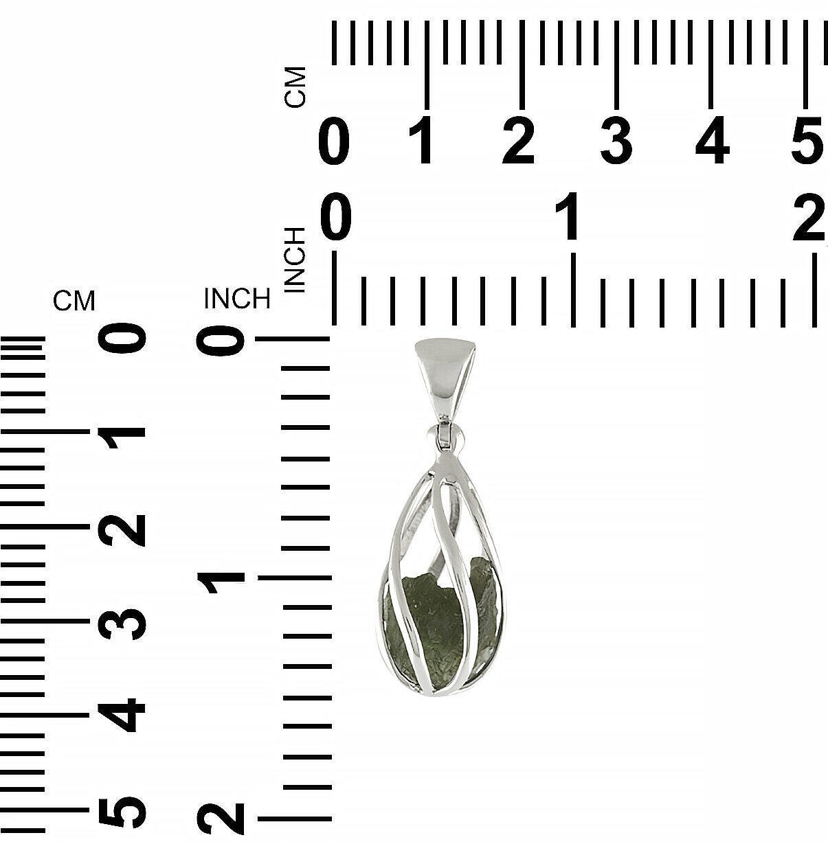 Moldavite Cage Pendant