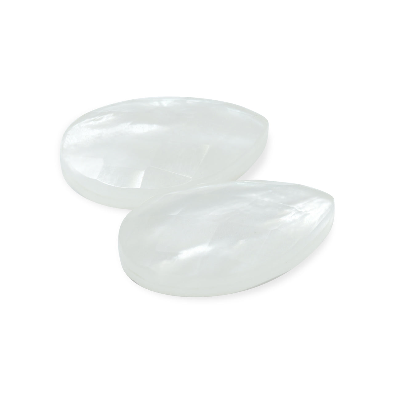 1 Pairs Pear Doublet MOP 20x15mm