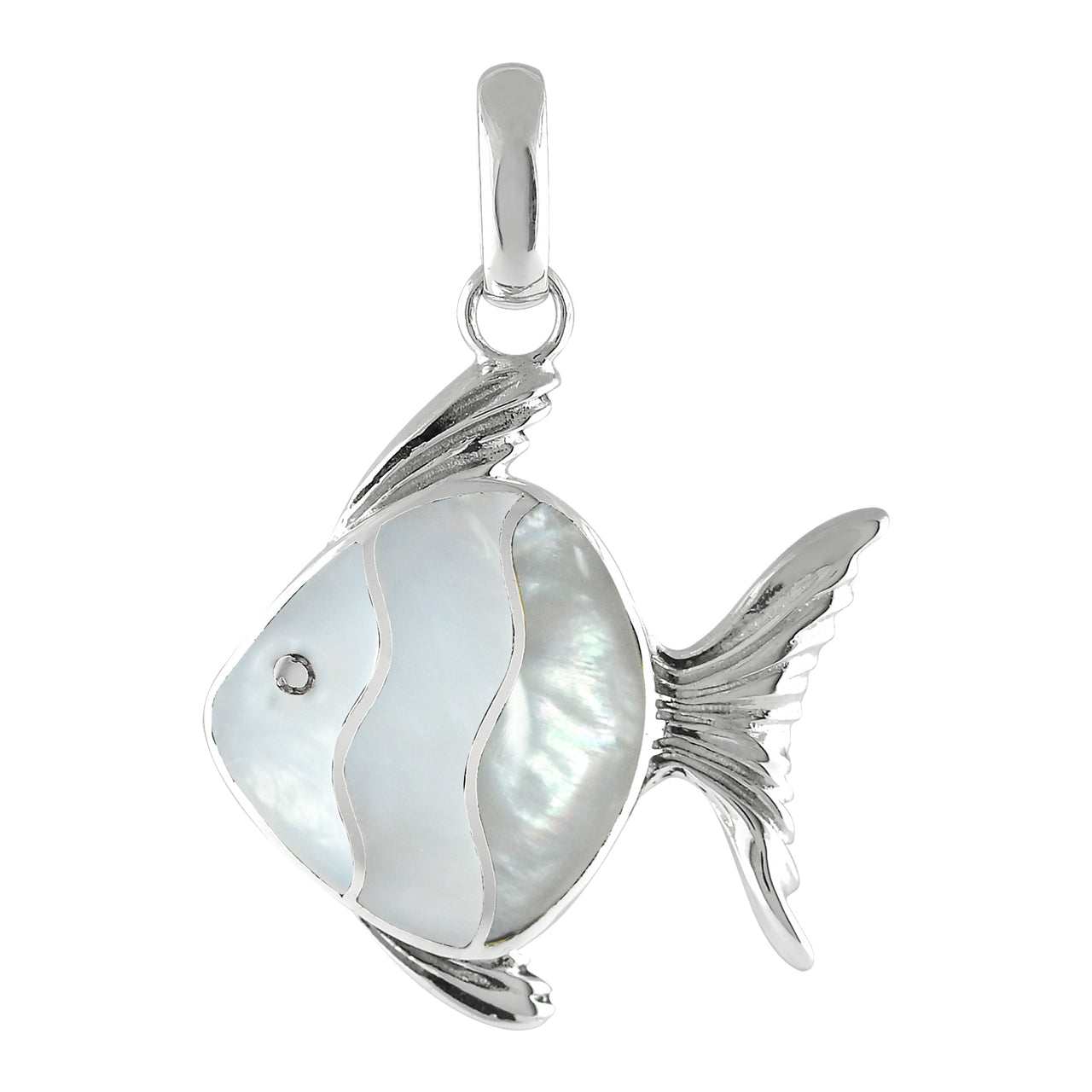 Mother of Pearl Fish Pendant