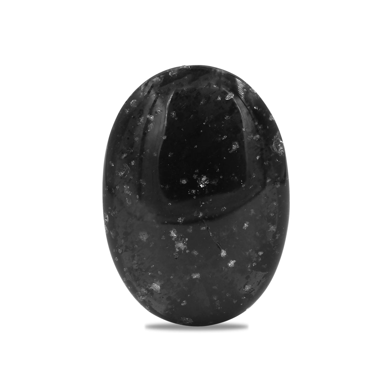 galaxy obsidian palm stone