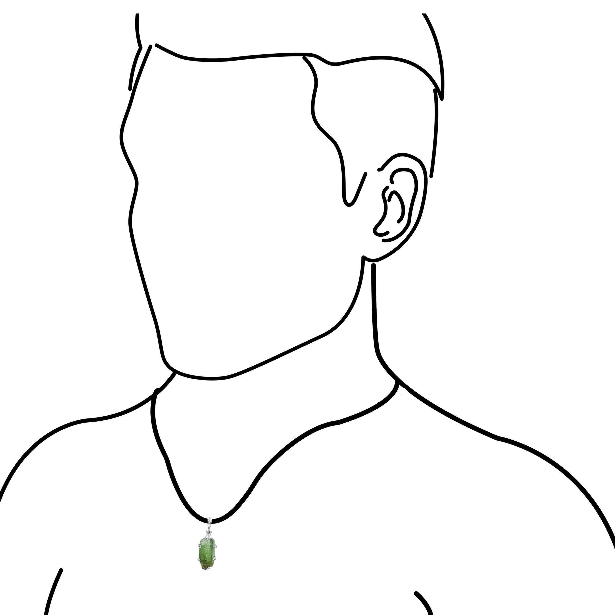Peridot Crystal Pendant