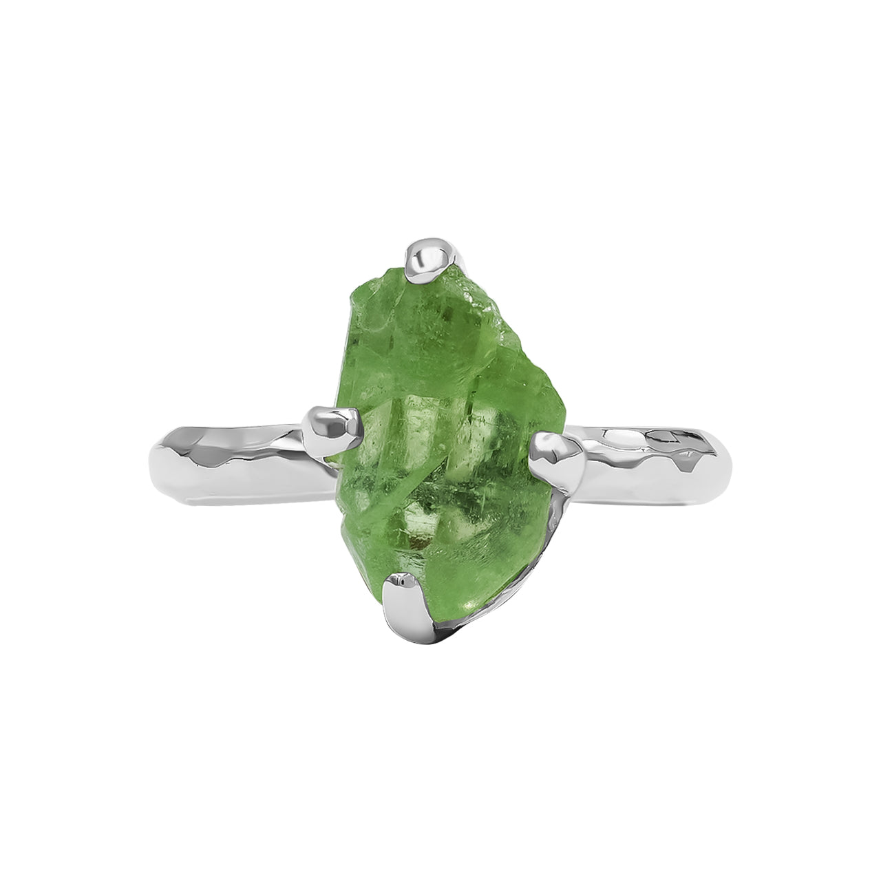 Peridot Crystal Ring